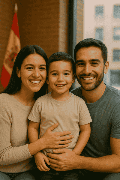 Reagrupación familiar y nacionalidad para hijos