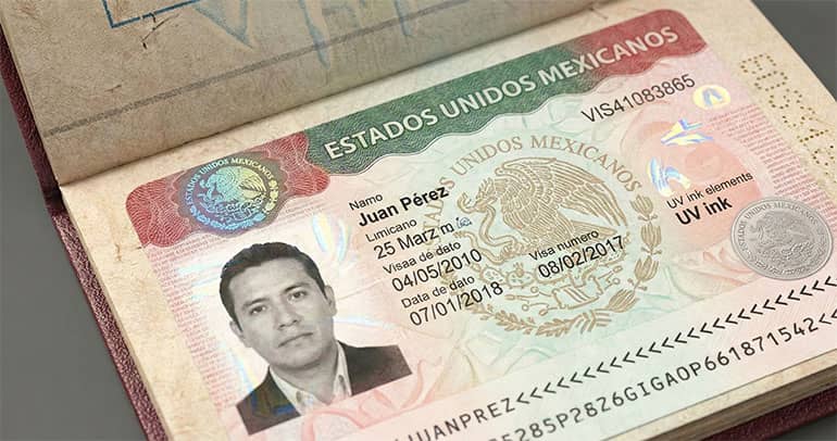 visa para vivir en Mexico siendo español