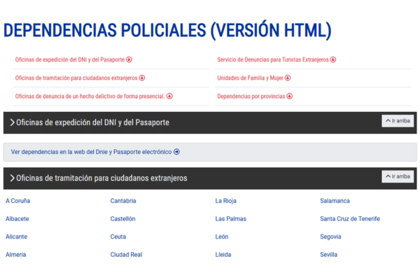 Dependencias Policiales