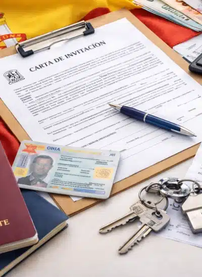 documentación del invitante a España